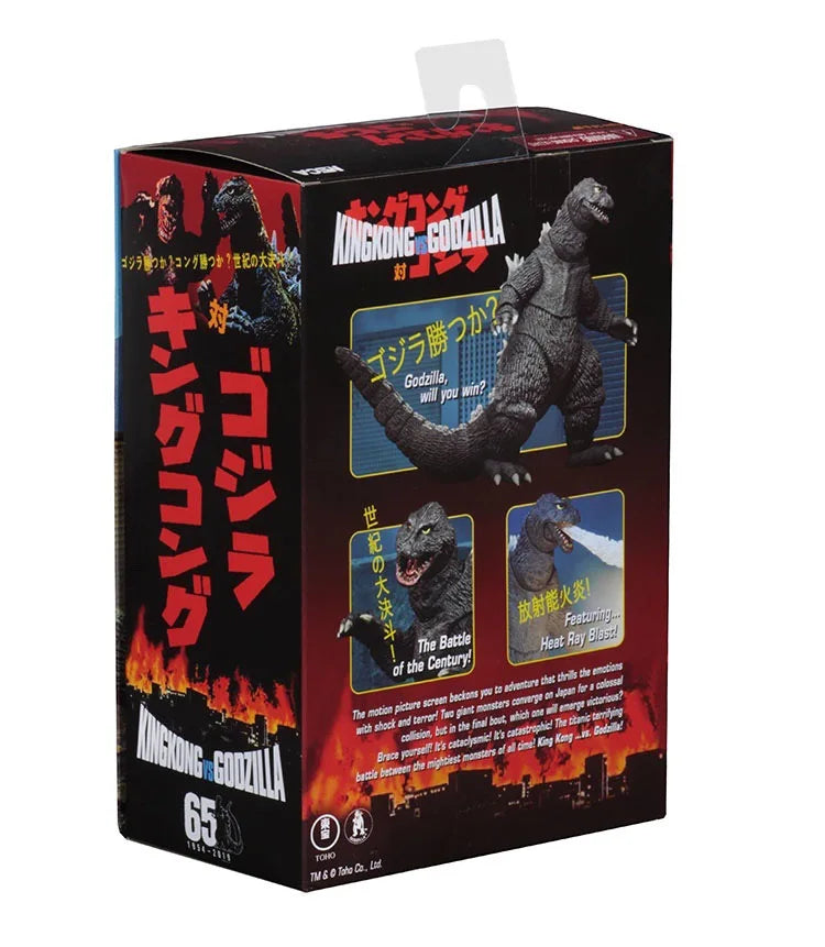16CM Godzilla Figure Godzilla 1962 King Of The Monster Movie NECA Figure Model Dinosaur Collection Toys Gifts