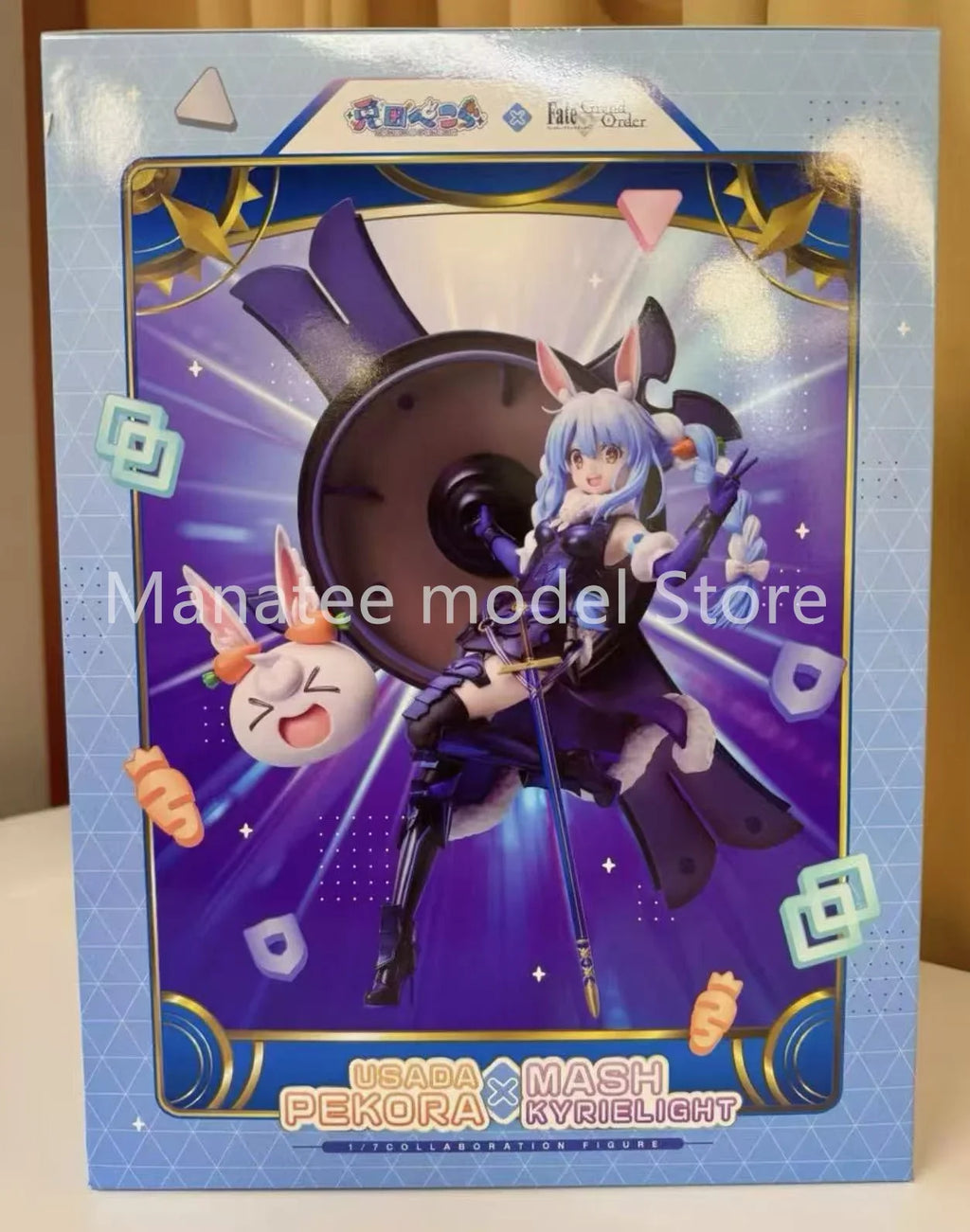 Aniplex Original Usada Pekora x Mash Kyrielight 1/7 PVC Action Figure Anime Model Toys Collection Doll Gift