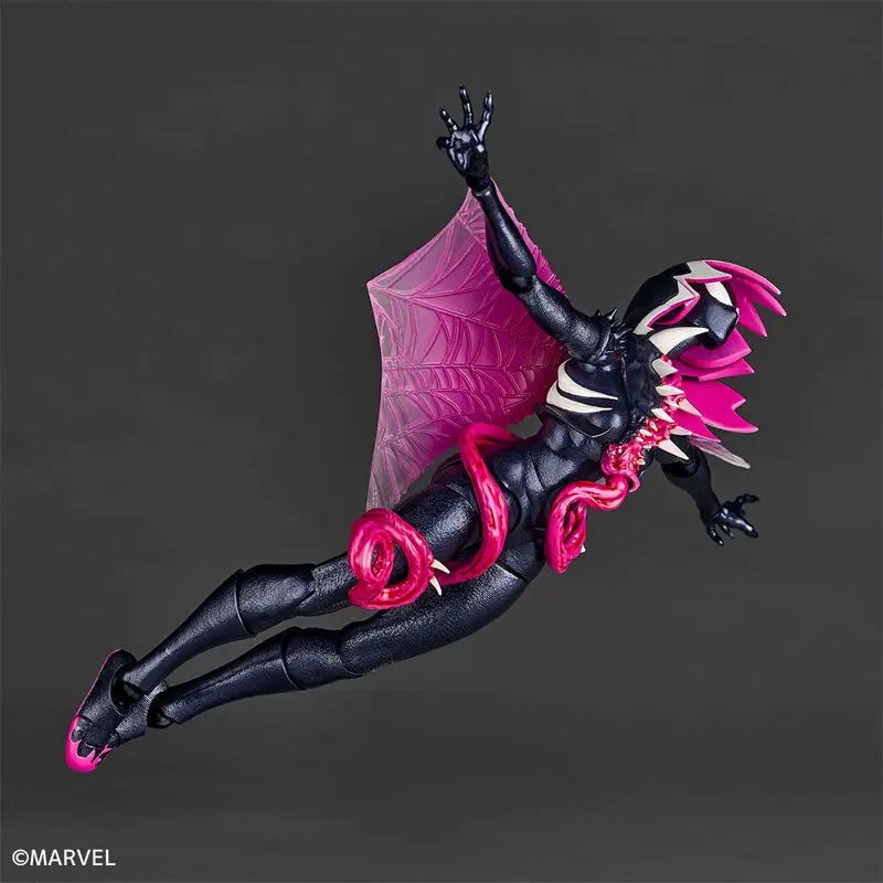 In Stock Venom Gwen Action Figures Anime Figurine Kaiyodo Amazing Yamaguchi Revoltech Statue Ko Model Gk Collection Kid Toy Gift