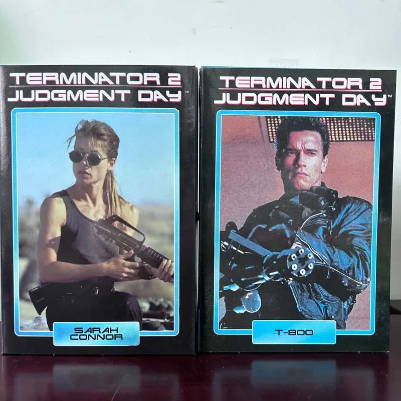 NECA Terminator 2 Judgment Day T-800 Sarah Connor Arnold Schwarzenegger Actionfigur Modell Spielzeug Sammlung Geburtstagsgeschenk