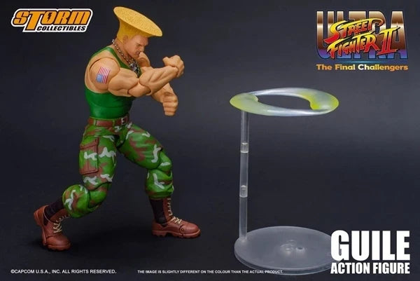 STORM TOYS Original Street Fighter 2 Series  GUILE SDCC Action Joint Mobility Figure Model Toys Christmas Gift for Children
