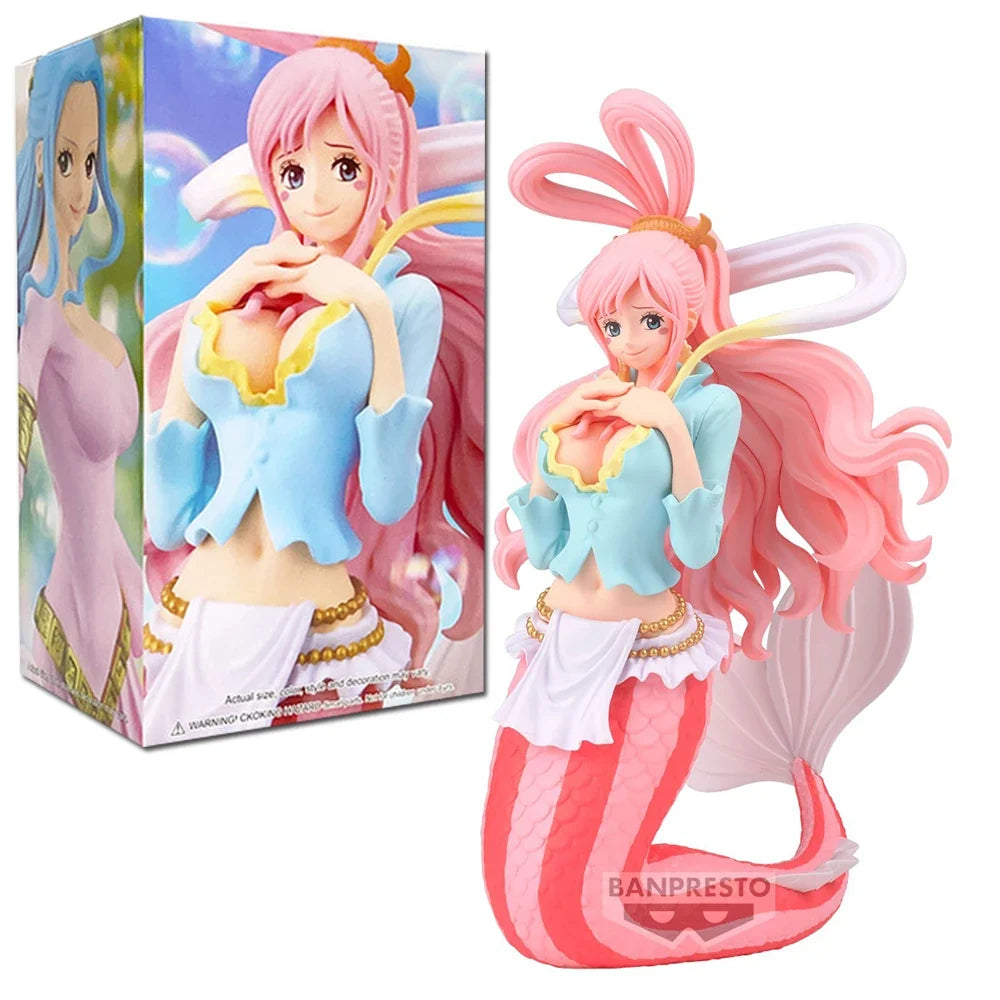 16CM Anime One Piece GLITTER&GLAMOURS Shirahoshi Figure Mermaid Princess Scene Model Toy Doll Aciton Figure Desktop