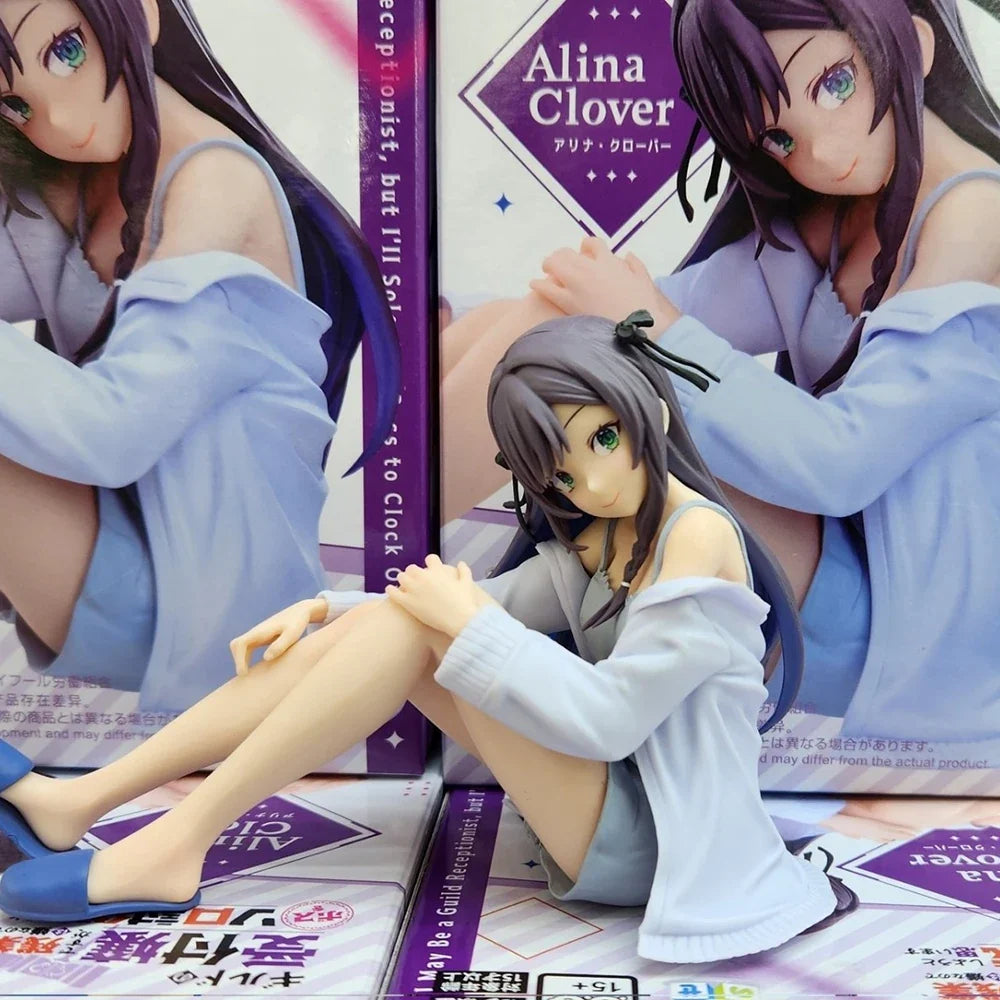 In Stock Original SEGA Guild No Uketsukejou Desu Ga, Zangyou Collection Series Model Cartoon Character Anime Figure Garage Kit