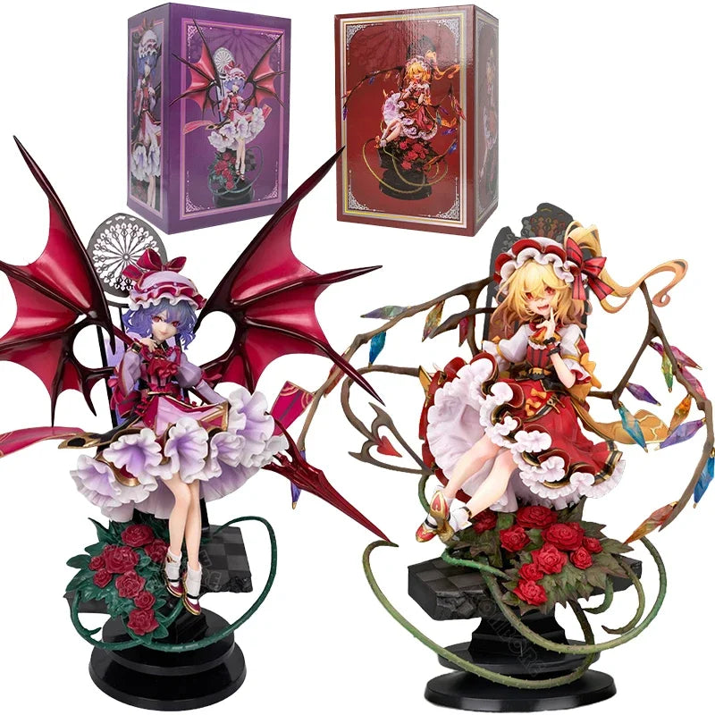 32cm Touhou Project Flandre Scarlet Anime Girl Figure Alter Remilia Scarlet Action Figure Sakuya Izayoi Figurine Model Doll Toys
