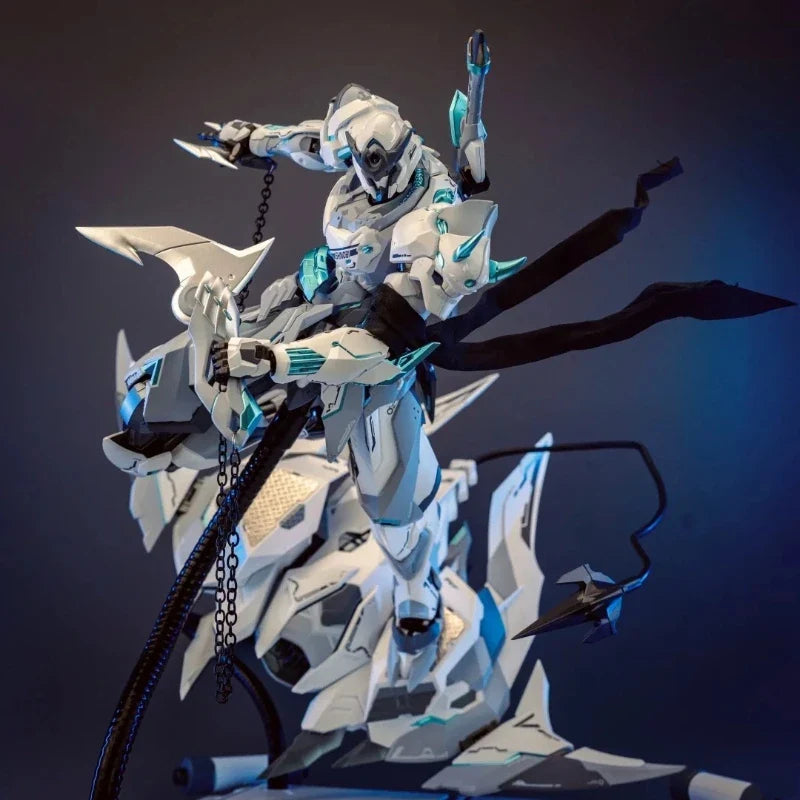 Zen Of Meta Shadow Domain Ninja White Ghost Alloy Action Figures Gk Model Kit Multi Accessories Toy Exquisite Handsome Ornament