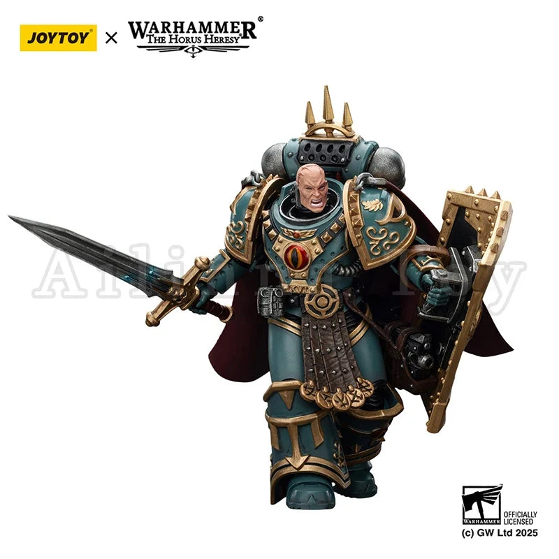 JOYTOY 1/18 Action Figure The Horus Heresy Sons of Horus 'Little’ Horus Aximand,Captain of the 5th Company Anime Toy