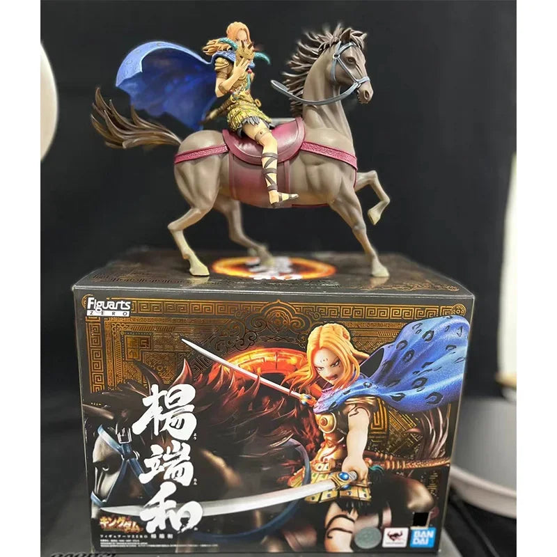 Bandai Genuine KINGDOM Action Figure Yang Duanhe Assembled  Figure Model Ornament Toys Limited Collection Birthday Gifts