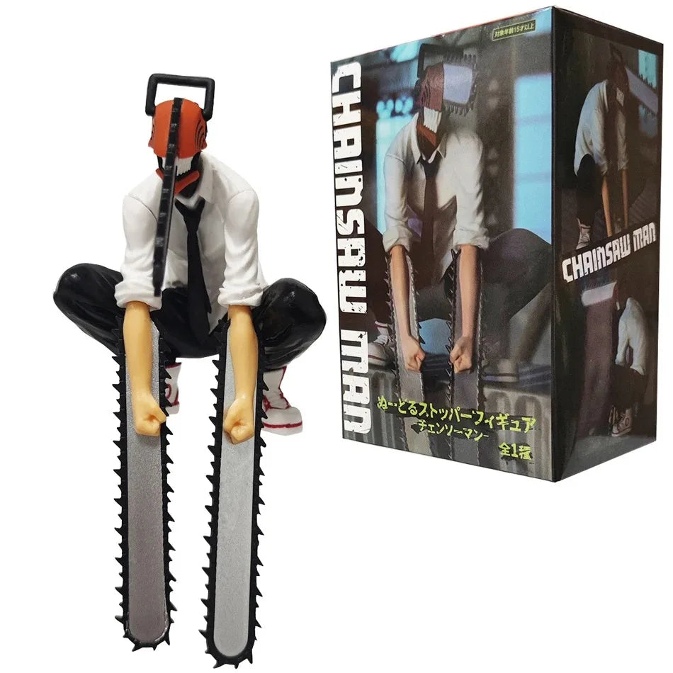 Chainsaw Man Denji Anime Figure Denji/Power Action Figure 1560 Chainsaw Man Denji Figurine Adult Collectible Model Doll Toy