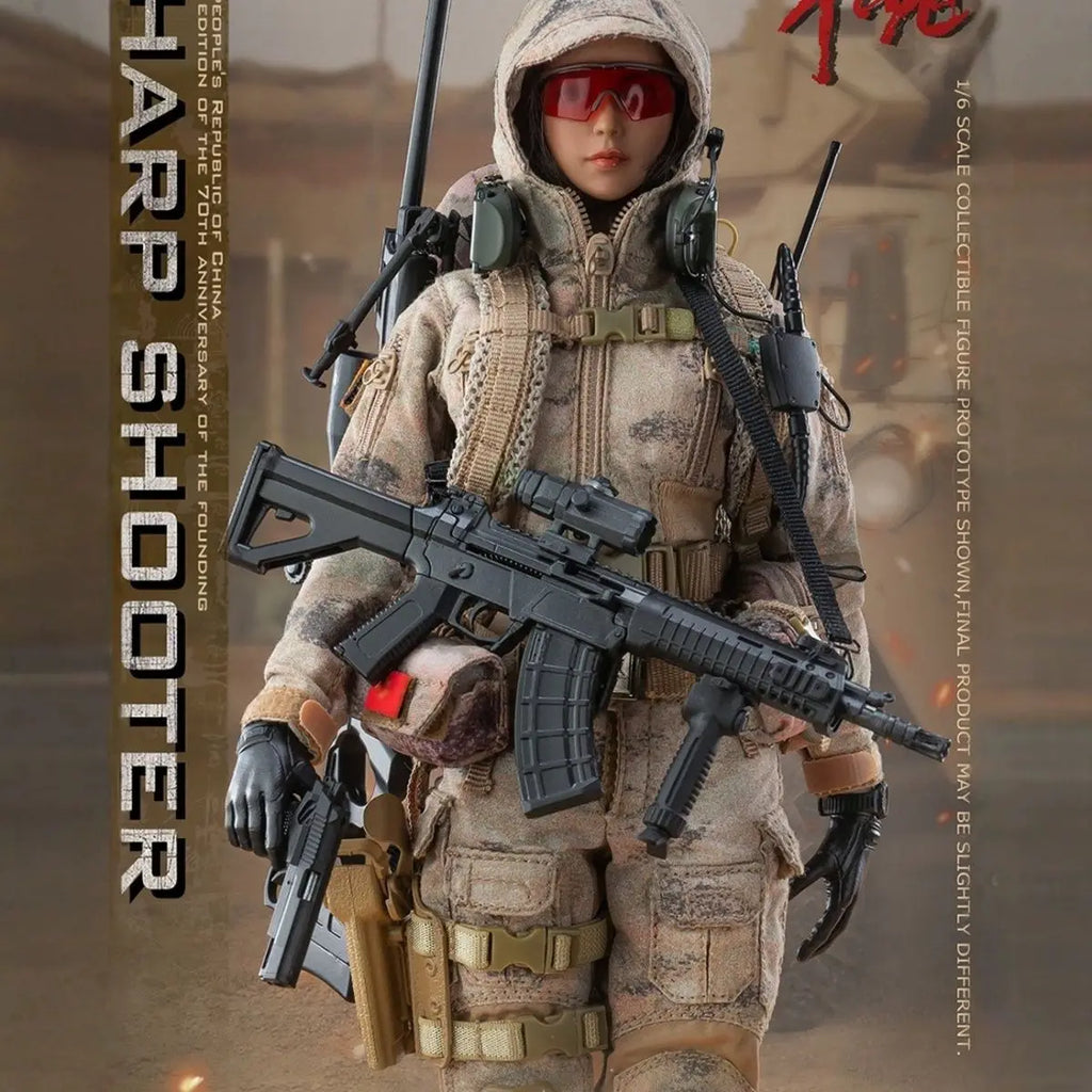 Inventory Flagset 1/6 Soldier Model Handmade Military Soul Series Fs73051 Sniper Skylark Model Ornament Mobile Doll