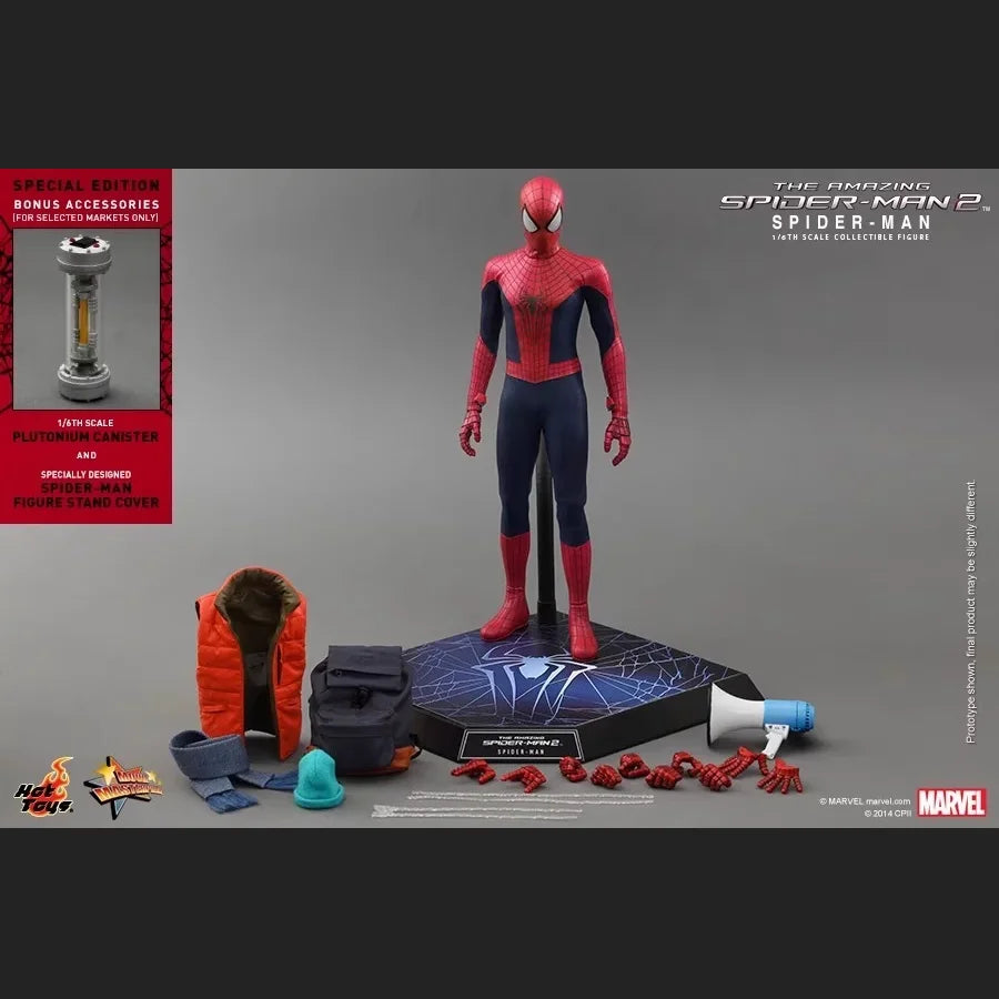 HotToys 1/6 MMS244 The Amazing Spider-Man 2 Spider-Man 2.0 Action Figure Model Toys 12-inch collection scene ornaments gift