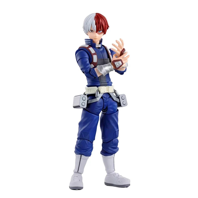 Fast Shipping Bandai Anime SHF My Hero Academia Midoriya Izuku Bakugou Katsuki Todoroki Shoto Original Model Toys Action Figure