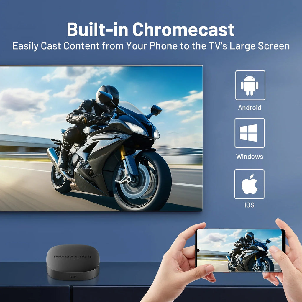 Google TV Box with Netflix 4K Streaming Media Player Certified Google TV 12.0 Support Dolby Audio 2G 16G HDR10+ Google Assistant