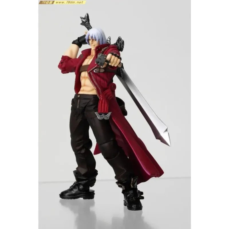 Kaiyodo Original Finished Movable Doll Series Devil Weeps Dante Anime Action Figure Model Toys Model Ornaments Gifts for Boys