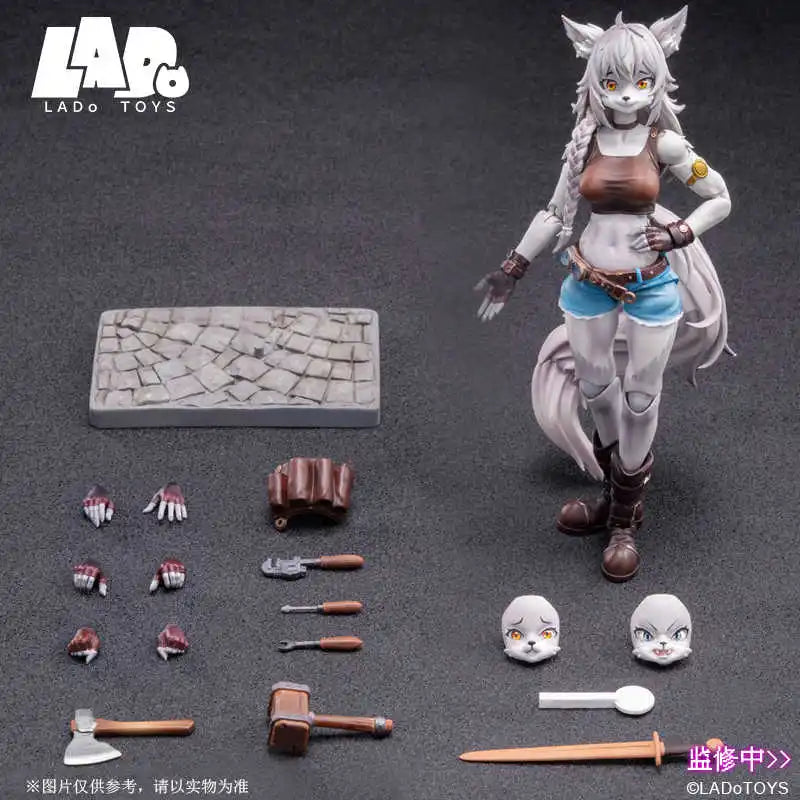 Lado Toys 1/12 Liya Mechanic Action Figure Model Mobile Doll Toy Desktop Collection Model Toy Gift