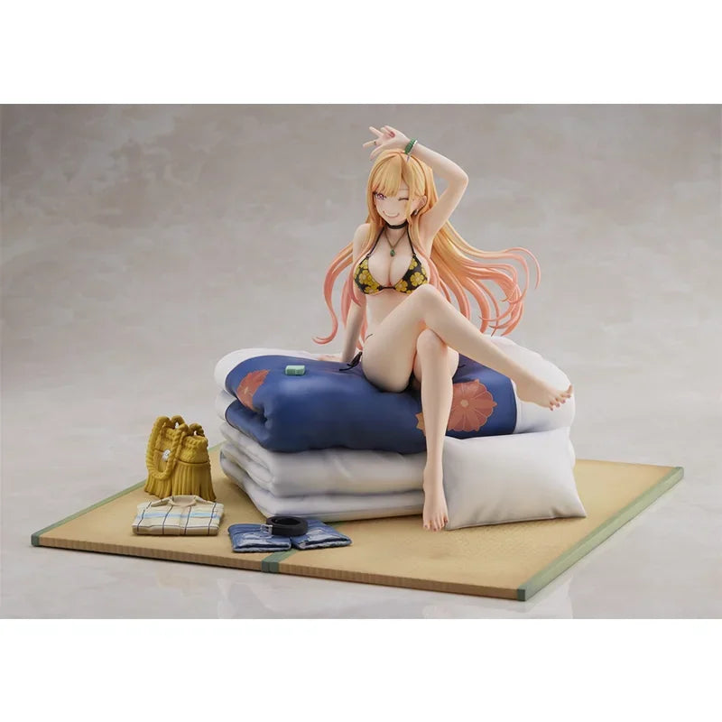 Aniplex Original:Kawaii girl Kitagawa Marin swimsuit 19cm PVC Action Figure Anime Figure Model Toys Figure Collection Doll Gift