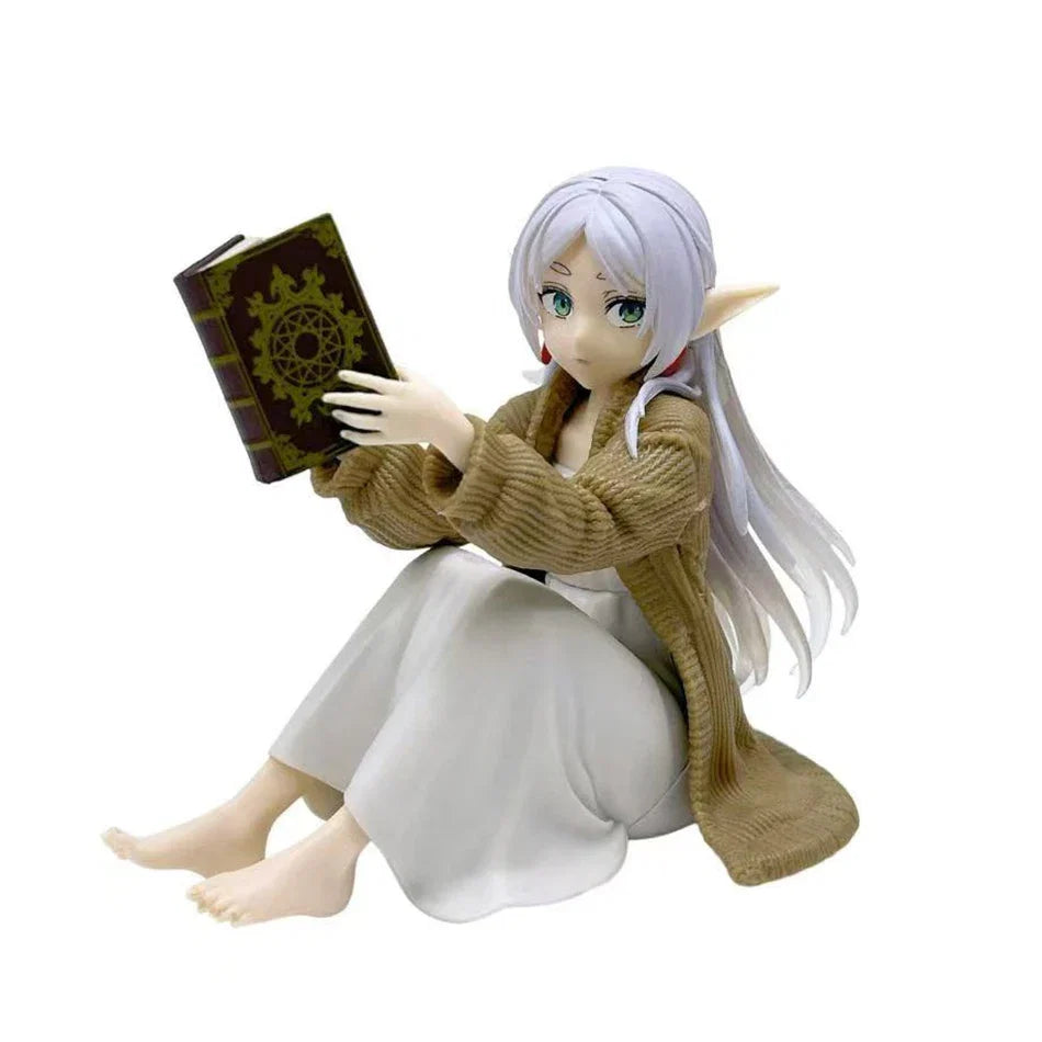 Hot 12CM Frieren Beyond Journey's End Frieren Anime Figure Desktop Cute night-suit Frieren Action Figure Figurine Model Doll Toy