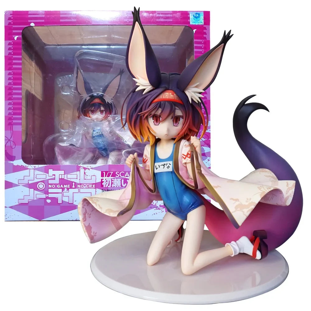 20CM No Game No Life Hatsuse Izuna Figure 1/7 Swimsuit Style Model Toy Gift Collection Aciton Figure PVC Doll