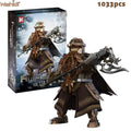 1033PCS Ring Protector Dwarf Warrior Building Blocks Middle-earth Mythology Figure Model Tribal Dwarves Kids Toys Birthday Gifts