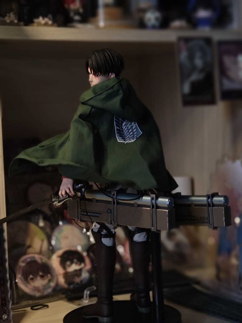 In Stock Original Genuine YIBO TOYS Niren Studio 1/6 YB-R2013 A/B Levi Ackerman Soldier Chief Action Figure Model Toy