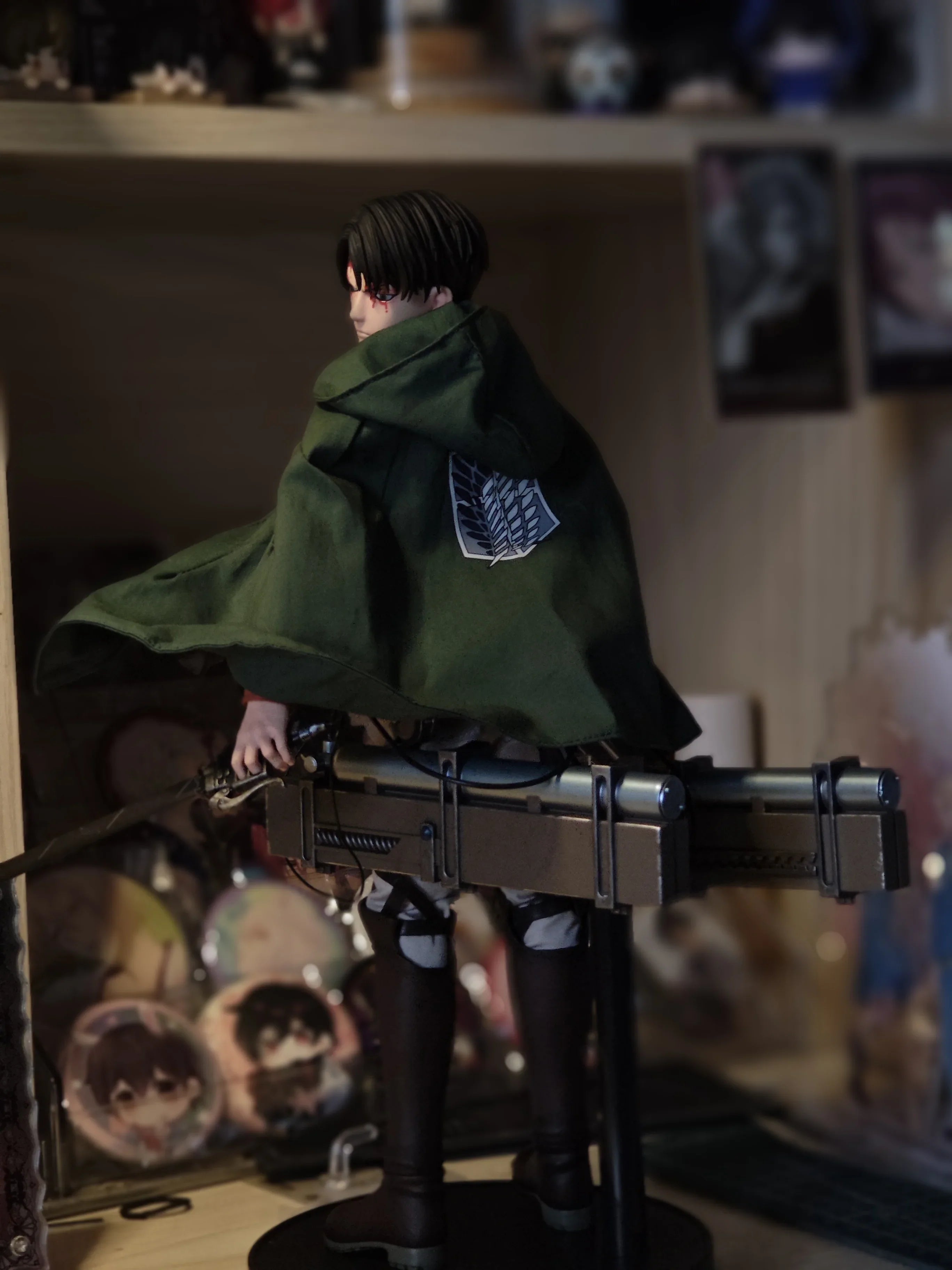 In Stock Original Genuine YIBO TOYS Niren Studio 1/6 YB-R2013 A/B Levi Ackerman Soldier Chief Action Figure Model Toy