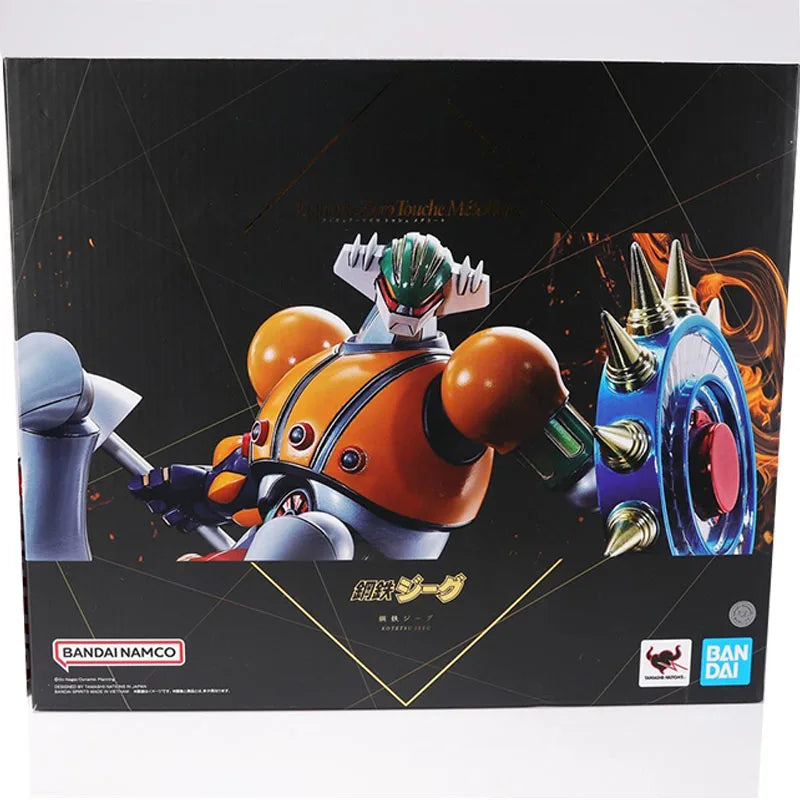 Bandai Genuine Figuarts ZERO Touche Métallique KOTETSU JEEG Anime Action Figure Collectible Model Toys Ornaments Gift Children