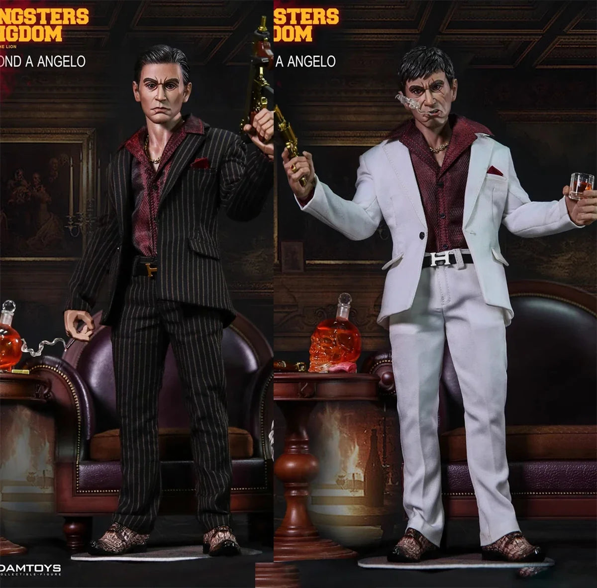 DAMTOYS DAM GK023 1/6 Gangsters Kingdom DIAMOND A ANGELO 12'' Male Soldier Action Figure Full Set Model Toys Gift