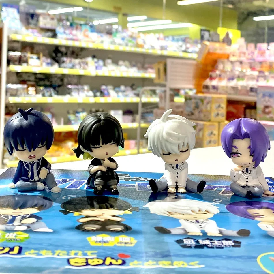 BLUE LOCK Action Figures Isagi Yoichi Bachira Meguru Anime Figure Q Version Figurine PVC Collectible Model Kids Doll Toys Gifts
