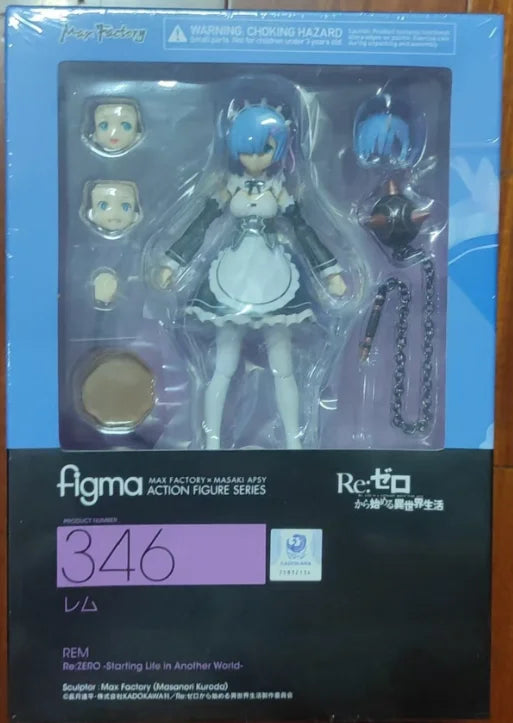 ã€SFã€‘In Stock Original Max Factory Figma346 Re ZERO Starting Life in Another World REM Figures Collection Animation Gift