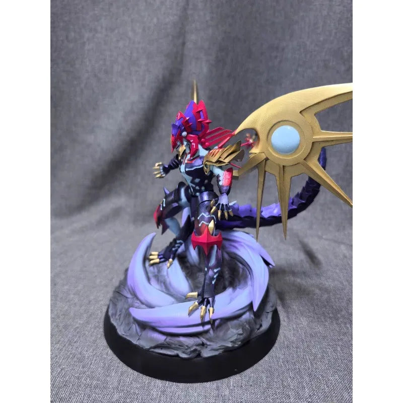 25cm Duel Monsters Figure Galaxy-Eyes Cipher Dragon Handmade Customization Anime Model Resin Desktop Ornaments Holiday Gifts Toy