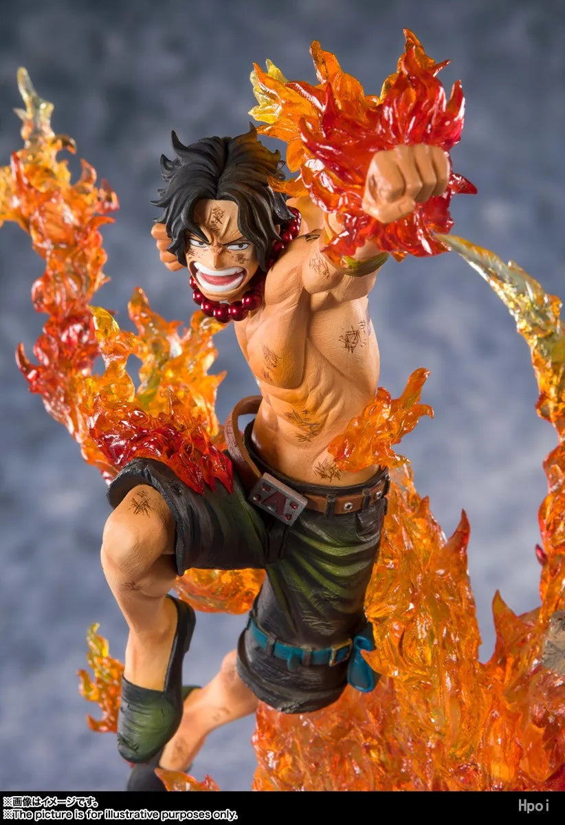 New One Piece Anime Figure GK Portgas D. Ace Edward Newgate Action Figure PVC Collection Cartoon Model Doll Gift Toys Decoration
