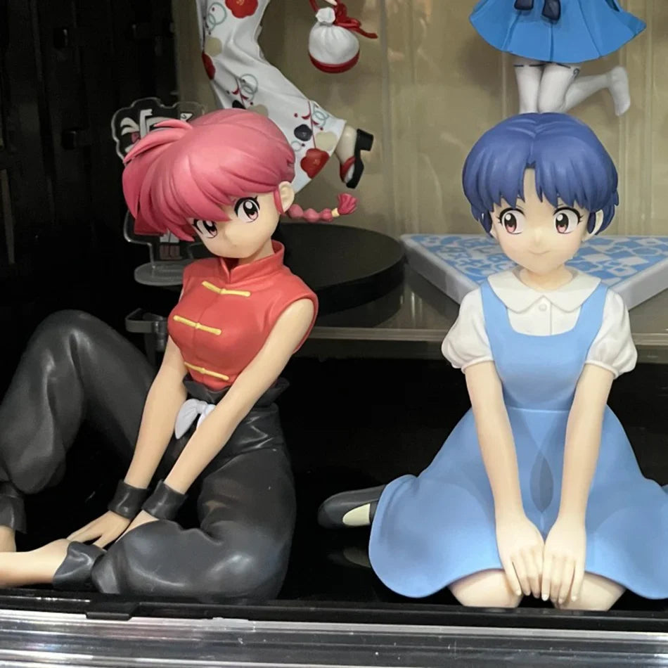 In Stock Original BANDAINAMCO BANPRESTO Ranma 1/2 Relax Time Shampoo Tendou Akane Ranma PVC Figure Model Collector Birthday Gift