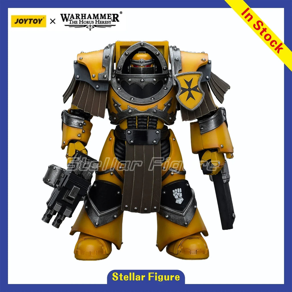 【SF】 JOYTOYS Warhammer 40K 1/18 Action Figure  Imperial Fists Legion Cataphractii Terminator Squad  Prime Model Toy Gift