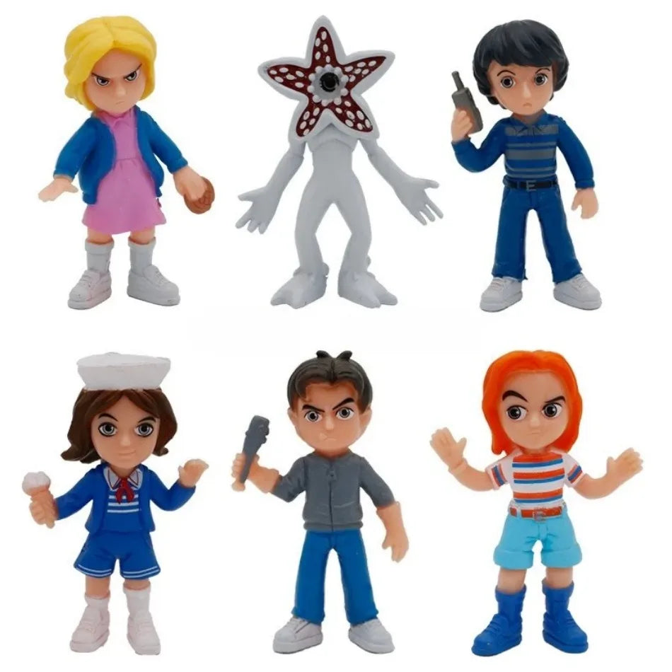 6-8pcs/set Anime Figure Style Dolls Man-eating Flower Toys Figurine PVC Anime Figures Collection Cute Toys  Christmas gifts
