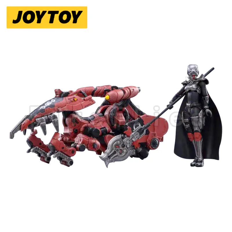 1/18 JOYTOY Actionfigur Transformation Mecha Saluk Flammen-Drachen-Kavallerie Karmin Anime Modell Spielzeug Geschenk