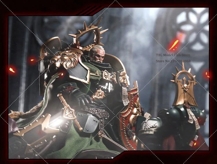 In Stock JOYTOY Warhammer 40k 1/18 Dark Angel First Legion Star Warriors Lion El'Jonson Cloak For 3.75inch Action Figure Model