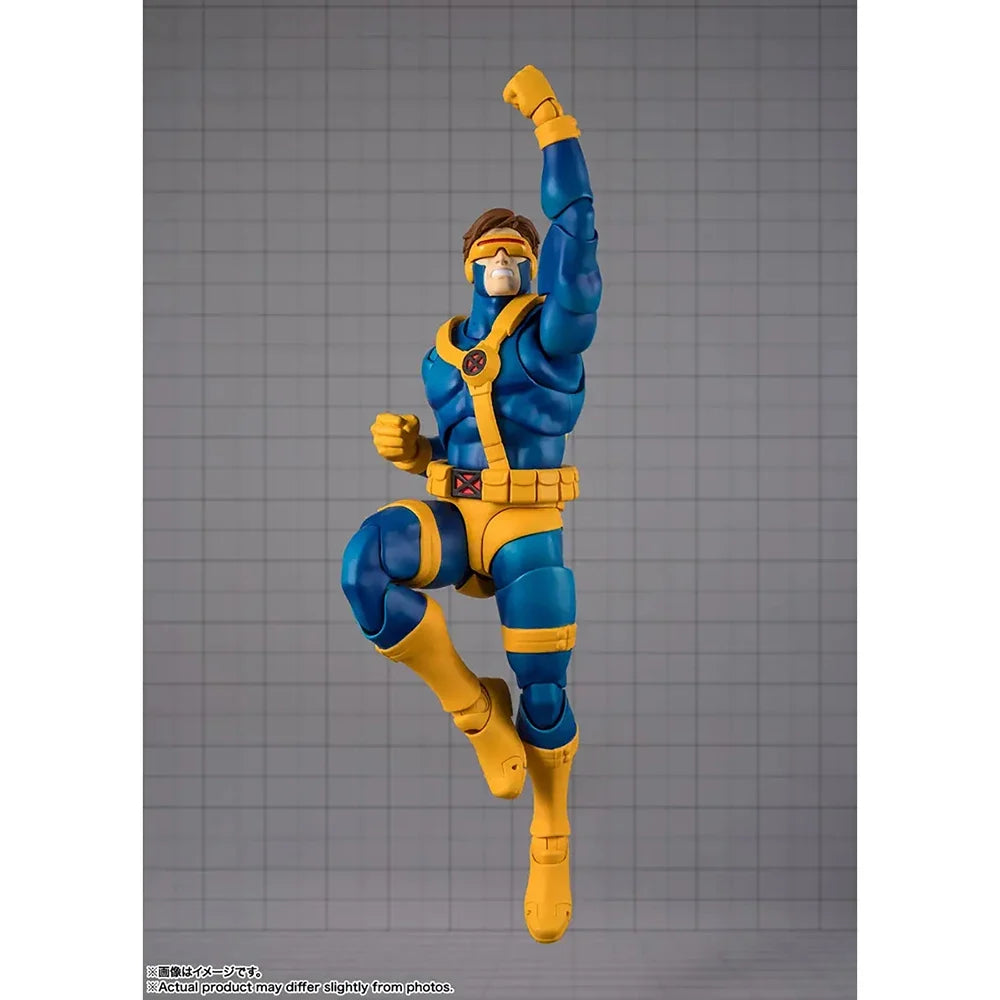 In-Stock Original BANDAI S.H.Figuarts X-Men Cyclops (Gamerverse) 14.5cm Collectible Action Comic Figure Model Ornament Toy Gifts