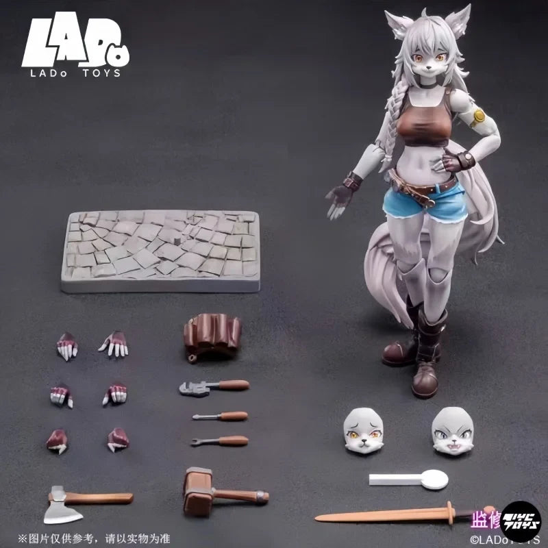 New In Stock Ladotoys Era-001 Liya-Alopex Fix Ver. Model Toys Collectible 1/12 Fox Beautiful Girl Mystic Land Furry Fandom Toys