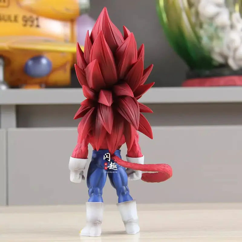 17cm DBZ Majin Vegeta Model Dragon Ball Z Action Figure Manga Figurine Anime Super Saiyan 4 Figuras Toys SSJ4 GK Statue Gift