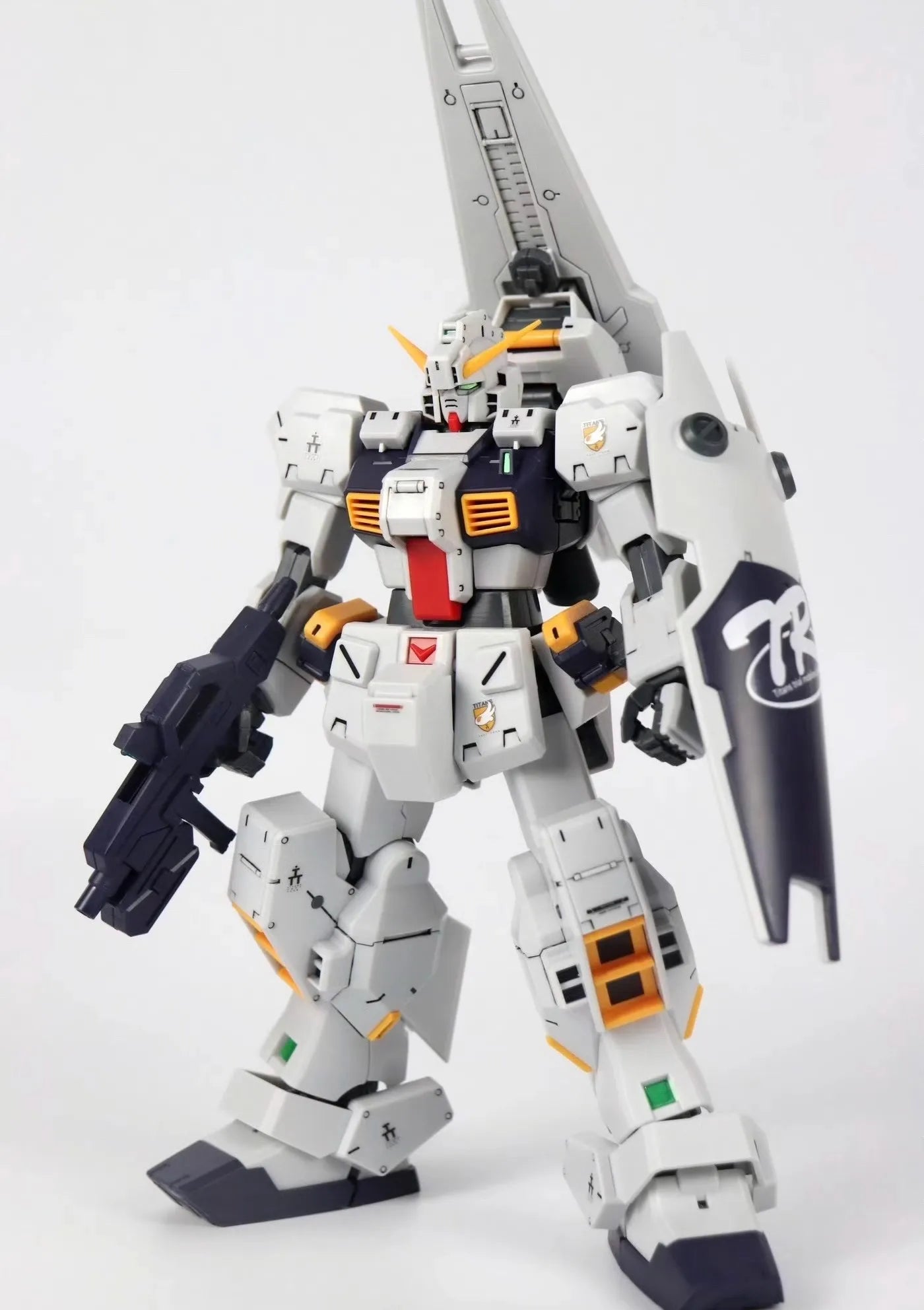 MG 1/100 TR-1 HAZEL CUSTOM KAI Assembly Model Kit Action Figures Robot Figurine Plastic Model Hobby Customized Toys Kids Gifts