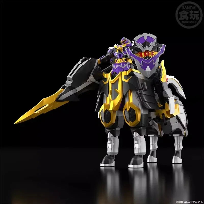 100%Original in Stock Bandai SMP Mahou Sentai Magiranger Black Wolf Caesar Demon God Combine Anime Character Assemble Toy Model