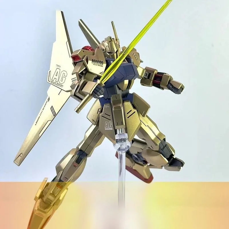 Wmh Wanmohui Jimo Club Hg Nu Baishi Pre-Sprayed Champagne Gold Model Kit -  Action Figures Children'S Puzzle Assembly Toys Gift