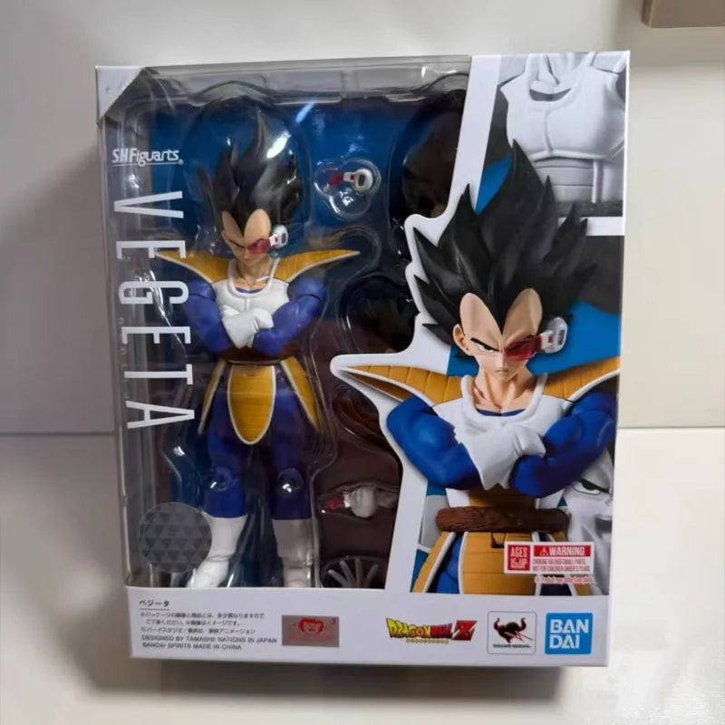 Auf Lager BANDAI Original S.H.Figuarts DRAGON BALL VBGETA NAPPA SDCC SHF Actionfigur Modell Spielzeug Geschenk für Kinder Schaumstoffbox Verpackung