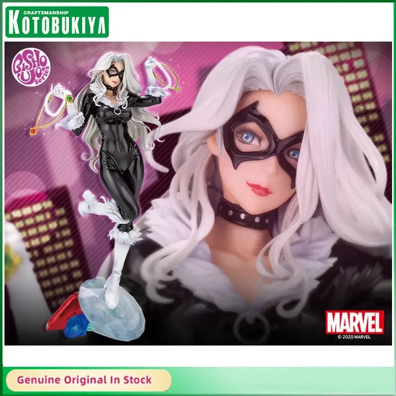 Kotobukiya Original BISHOUJO STATUE Marvel Superhero Felicia Hardy/Black Cat Action Figure Model Hobbies Collectibles Toys