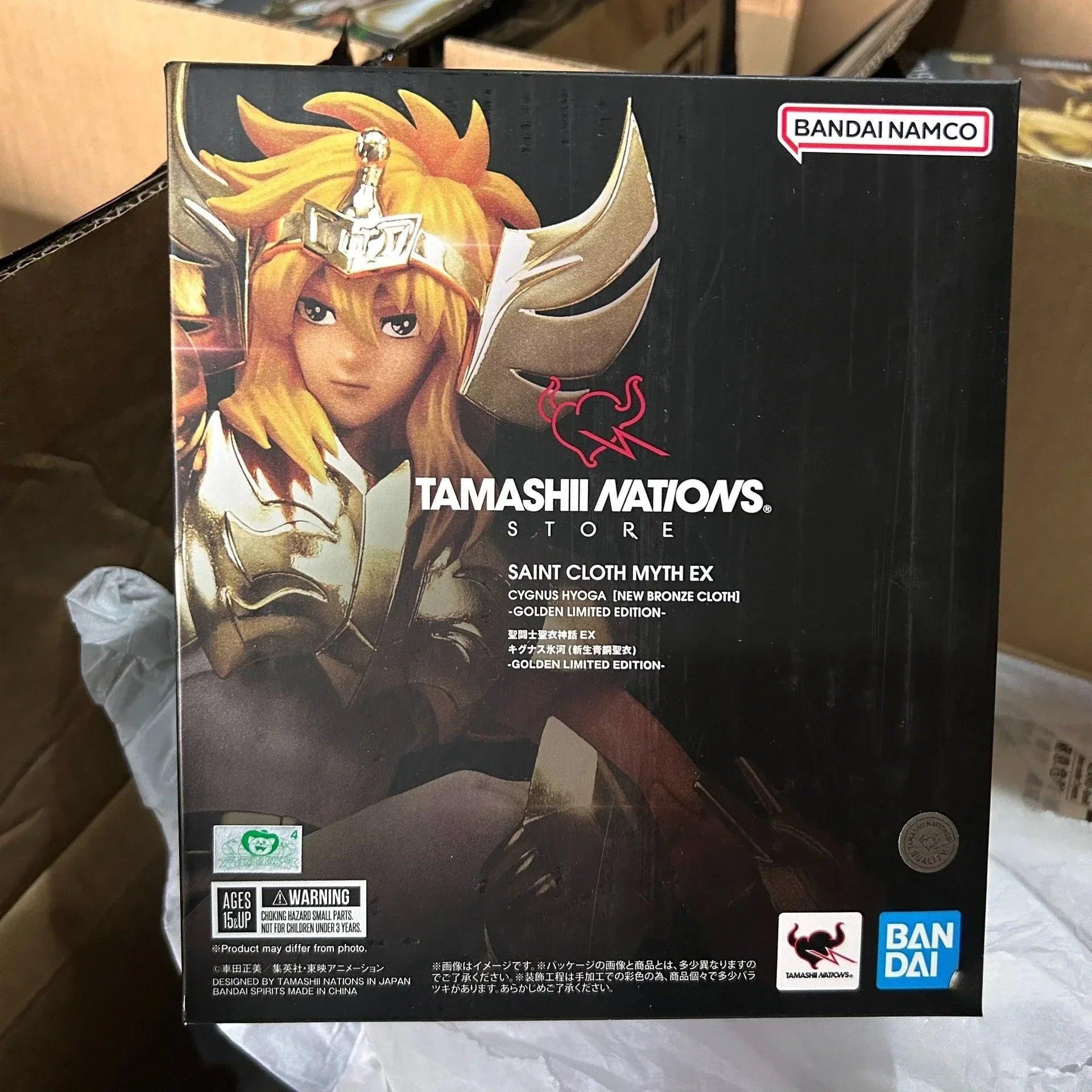 In Stock BANDAI Saint Cloth Myth TNT Cygnus Glacier New Bronze Saint Cloth Animation Character Model Toy Gift Collection