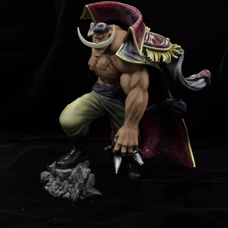 One Piece Whitebeard Edward Newgate Resin GK Figure - Luxury Anime Collectible Statue with Detailed Base Whole Body Sculpture
