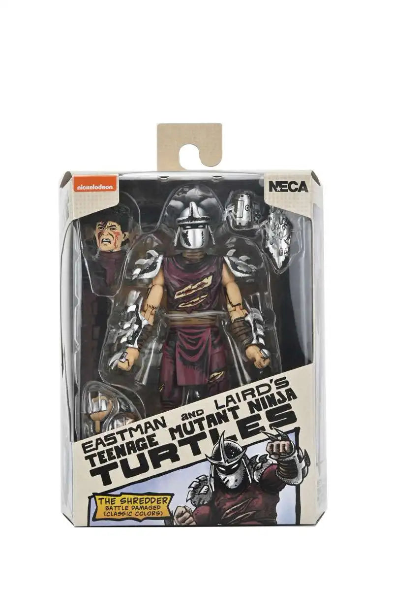 NECA 54543 Teenage Mutant Ninja Turtles Action Figure Battle Damaged Shredder 18 cm Collection Original Doll Gift TMNT Toys