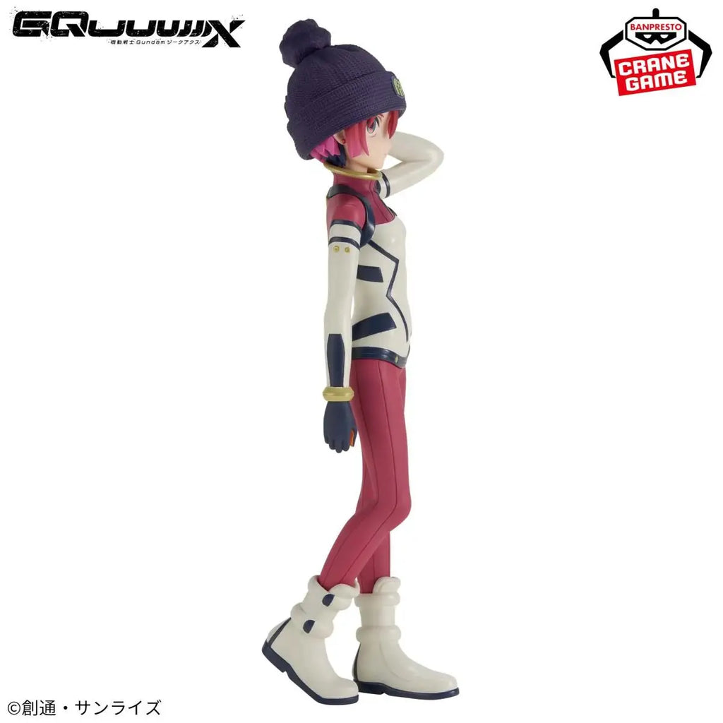 BANDAI Original Boxed NAMCO GQuuuuuuX GUNDAM Amate Yuzuriha MACHU Anime Action Figures Model Statue Toys Ornaments Figure