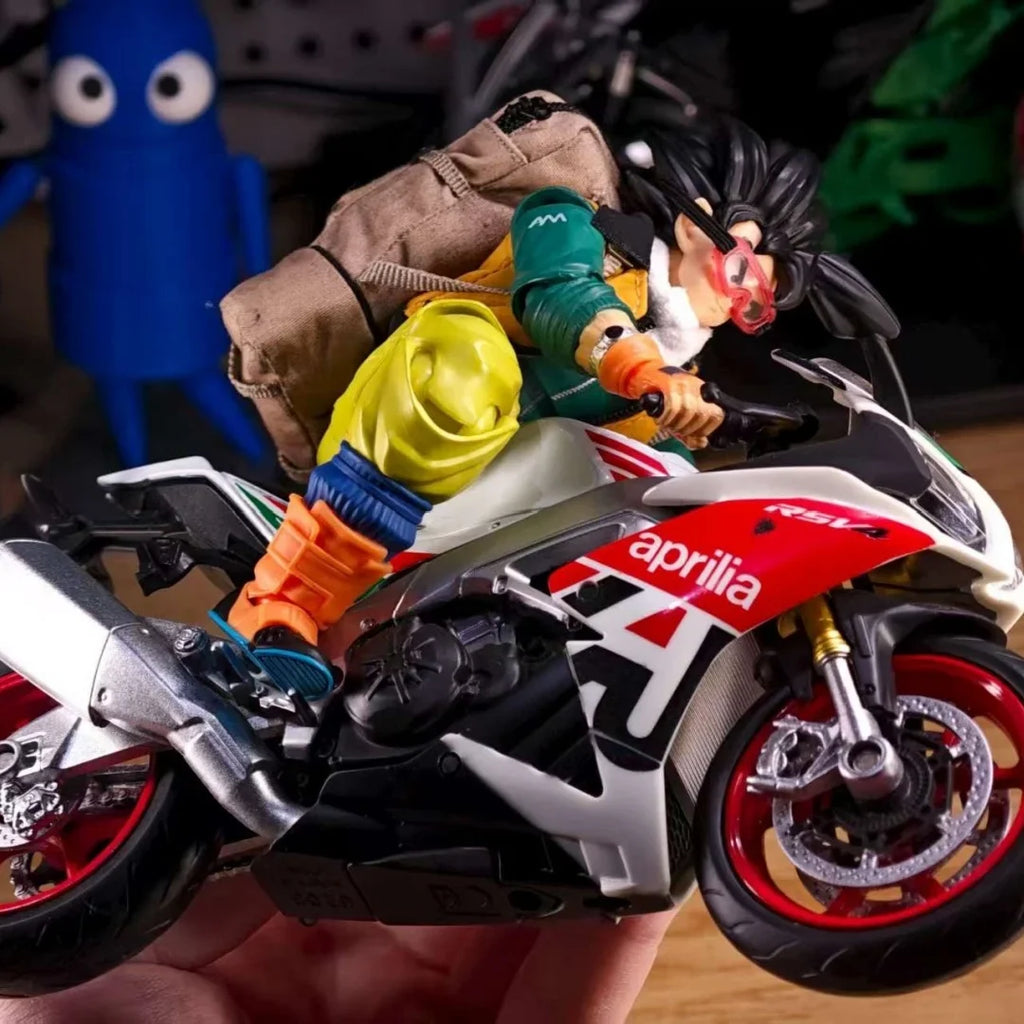 Dragon Ball Anime Shf Goku Handmade Sunglasses and Scarves Clothes Built In Iron Wire Is Suitable for 1/12 Movable Humanoid Toy