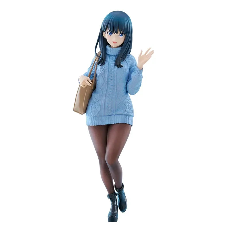 Genuine Original GSC POP UP PARADE SSSS.GRIDMAN Takarada Rikka Date Style Ver. L size Anime Figure Model Doll Ornament Toy Gifts