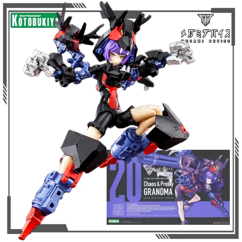 Kotobukiya Original MEGAMI DEVICE Series Chaos&BeautyAnime Figure Assembly Model Toys Collectible Model Ornaments Gifts for Boys